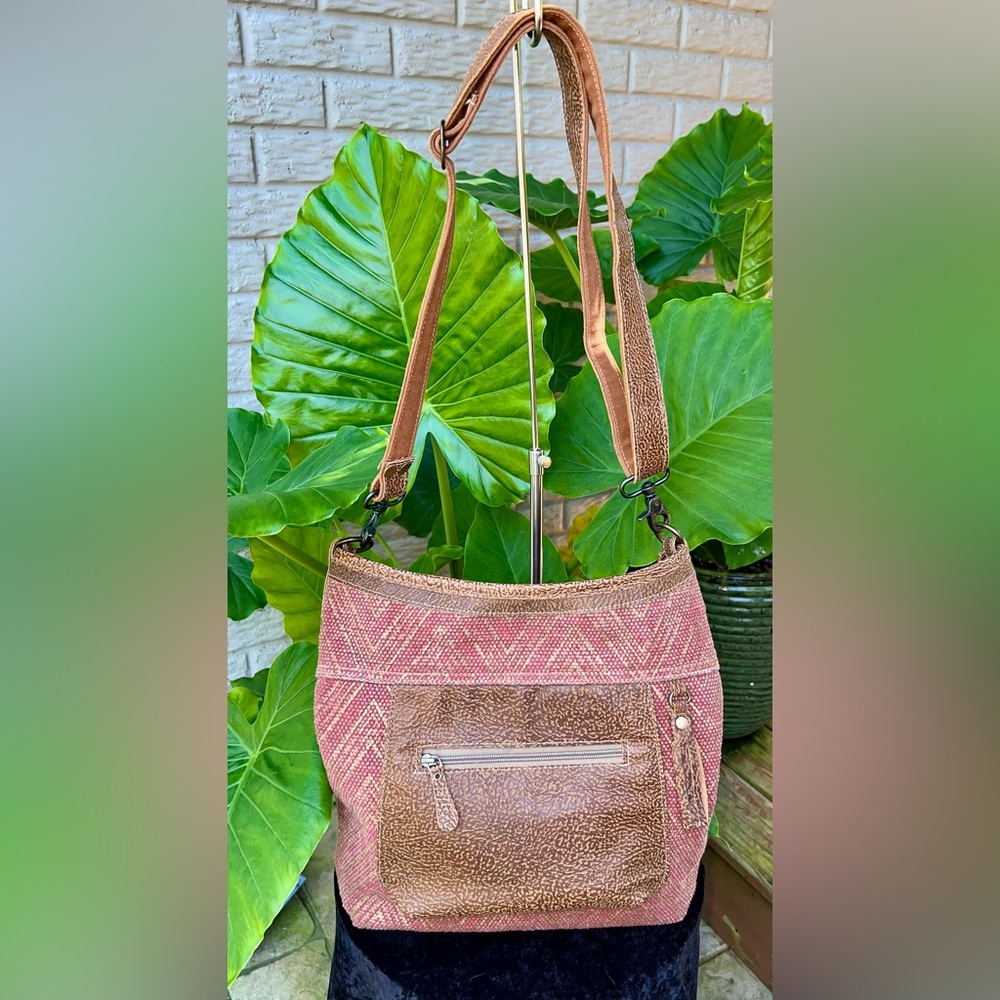 Myra Bag Tacky Wacky Crossbody Bag in Aztec/Cow